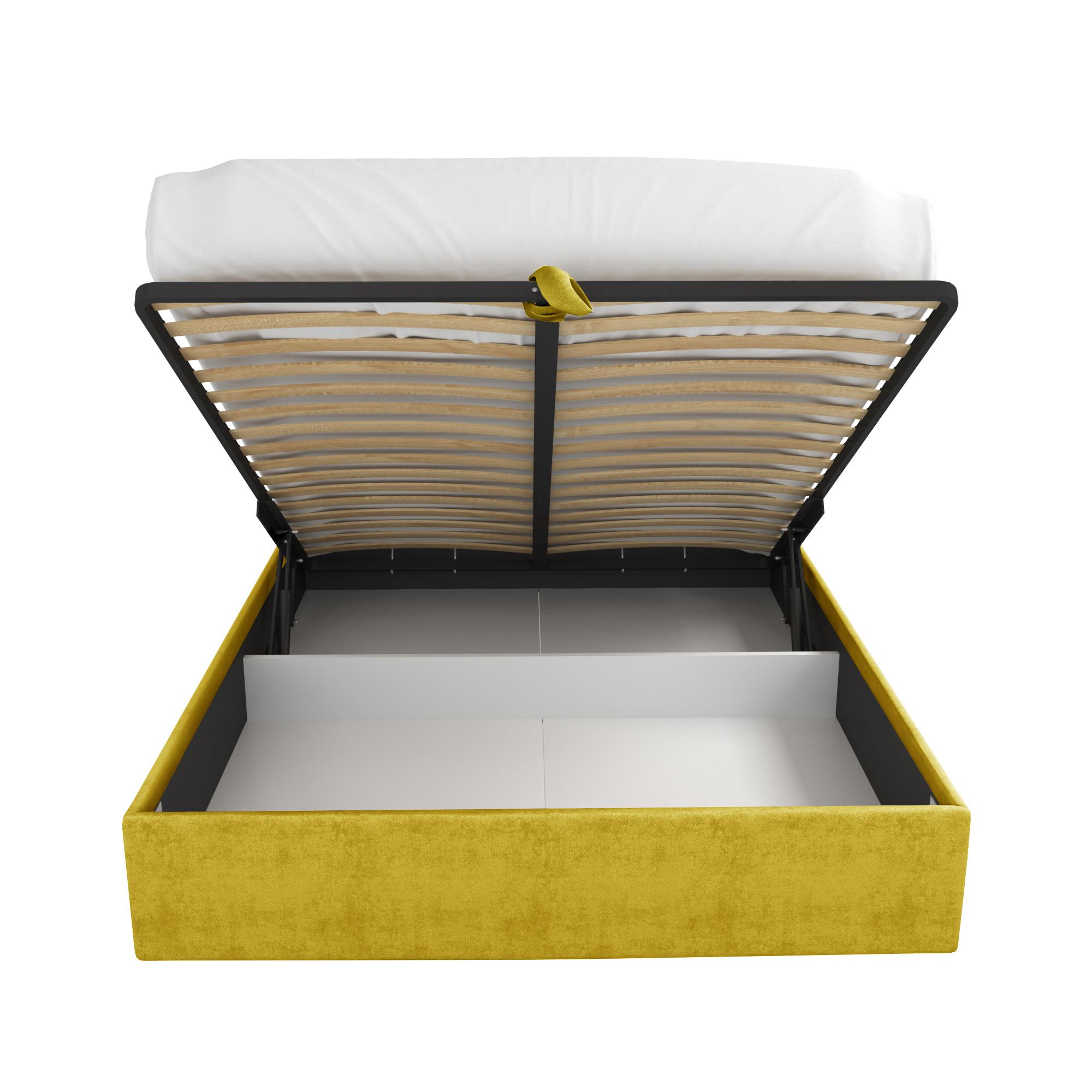 Кровать Монца желтая 160х200 изображение товара