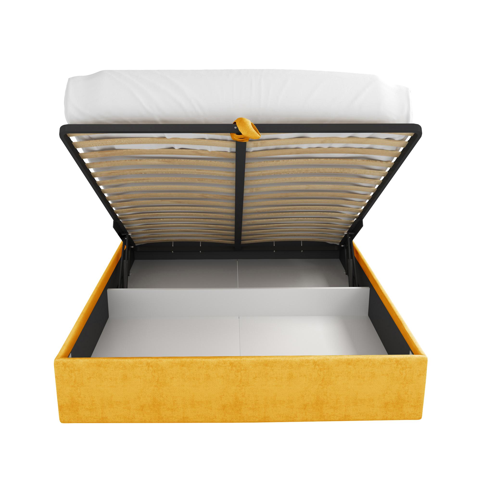 Кровать Салерно желтая 160х200 изображение товара