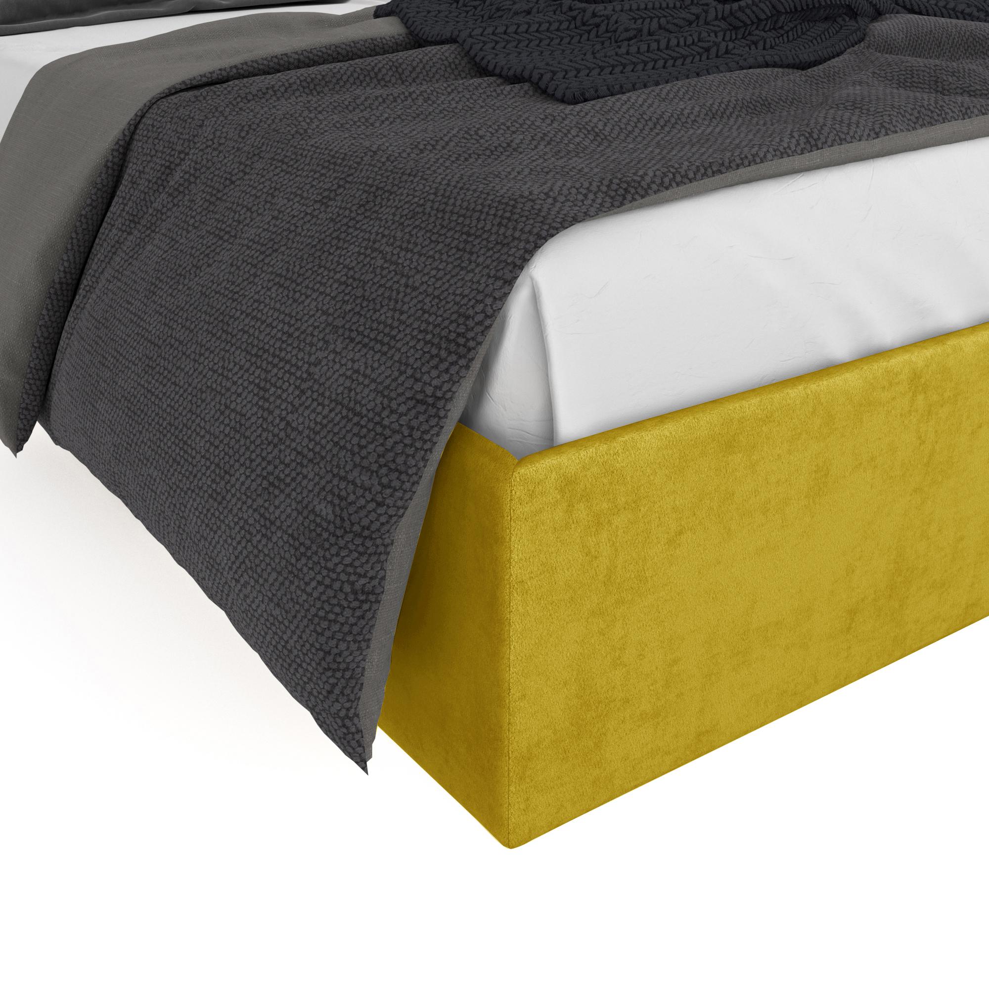 Кровать Монца желтая 160х200 изображение товара